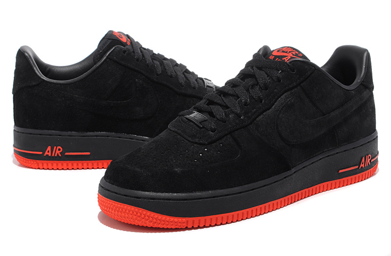 Nike air force 1 rouge et noir Clearance